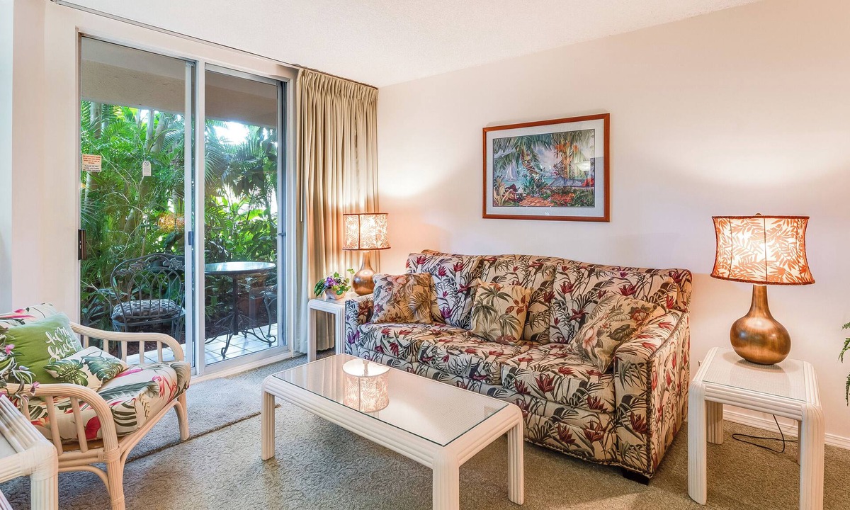 Kihei Condo | 1 Bedroom Garden View - Maui Banyan T108B