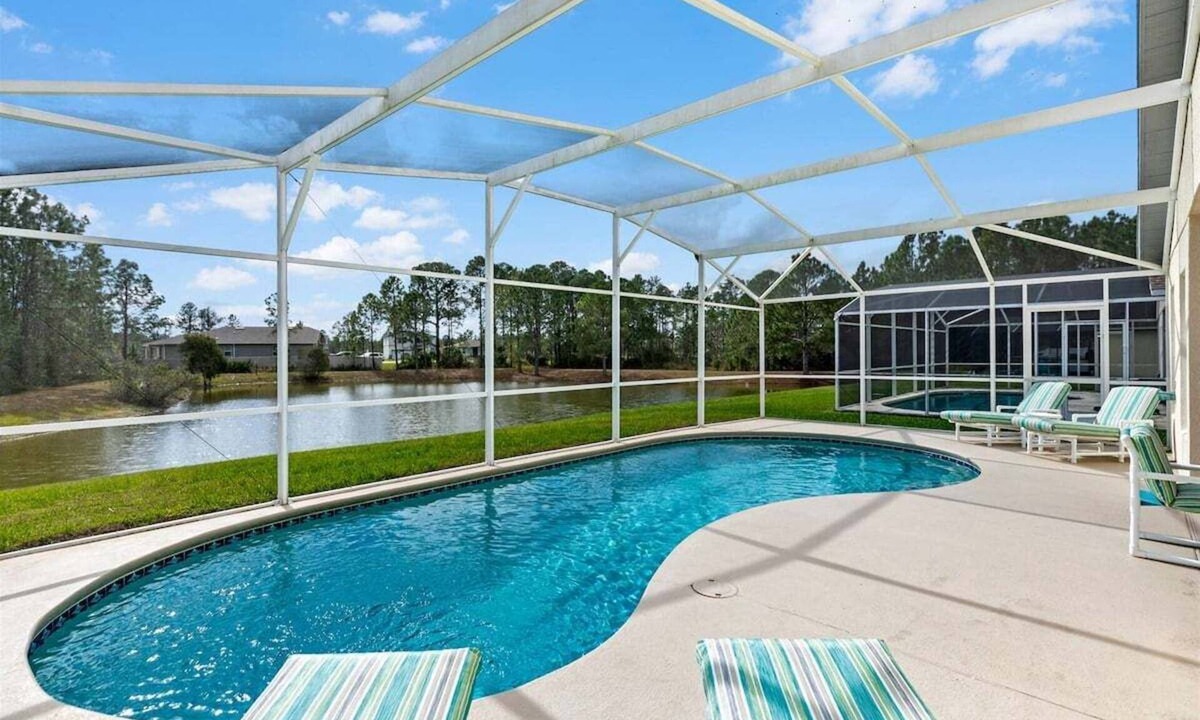 Clear Creek Villa | 381 - Fabulous Bright Modern 5 Bed Home with Water Views Near Disney
