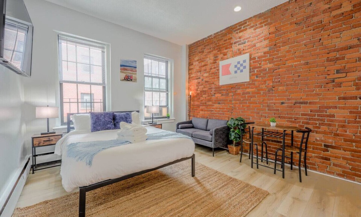 Prudential - St. Botolph Apartment | Artisan Studio with Exposed Brick