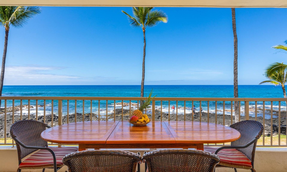 Historic Kailua Village Condo | Available for IRONMAN! Oceanfront! 2nd Largest 2 bedroom! Sleeps 5 in beds! D18