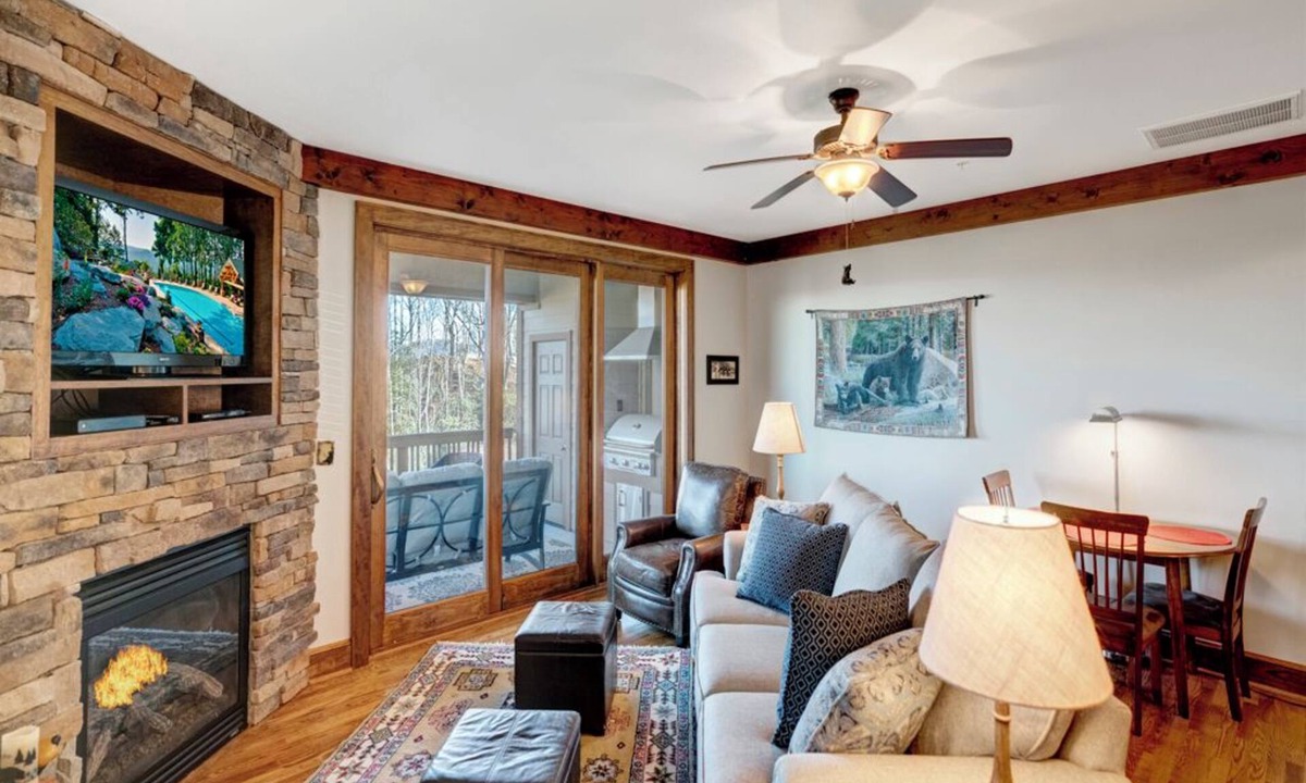 Boone Condo | Chalakee Lodge CI-1- Mountain View, Gated Resort, Indoor/Outdoor Pools & Hot Tub