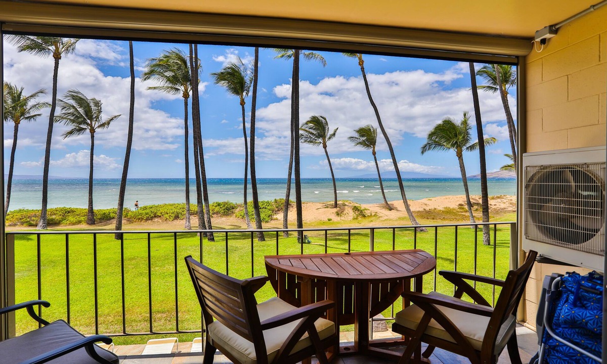 Kihei Condo | Exceptionally Remodeled Oceanfront, Sunsets, A/C, King bed Hale Kai O Kihei