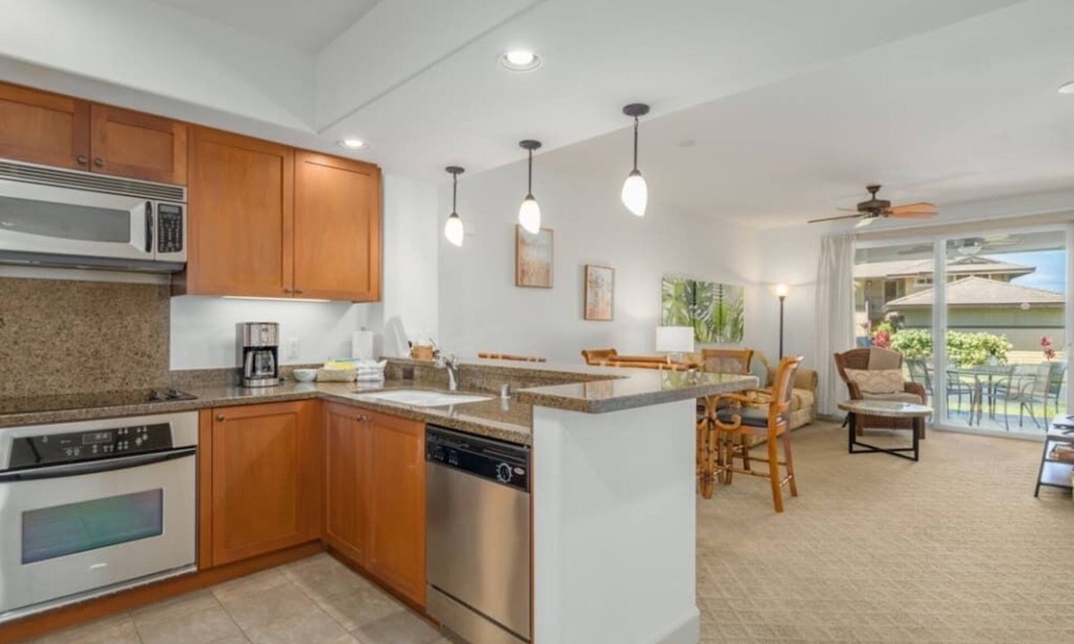 Waikoloa Condo | Ground Floor Garden View-Halii Kai at Waikoloa 17B