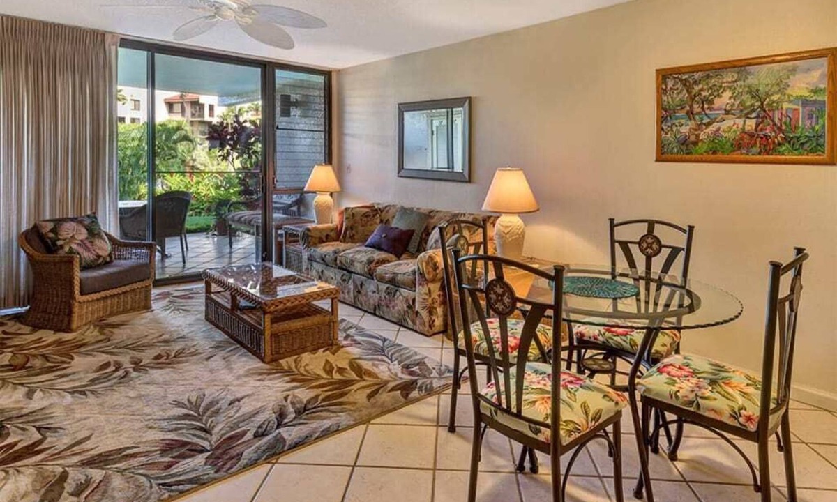 Kihei Condo | Ground Floor w/Tropical Décor–Kamaole Sands