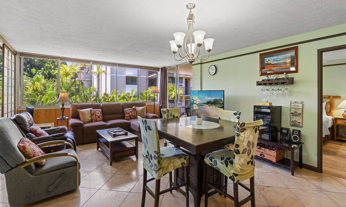 Kihei Condo | Haleakala Shores A-308 - Ocean/Mountain Views, Stylish 2br/2ba, Lanai, AC, Wi-Fi
