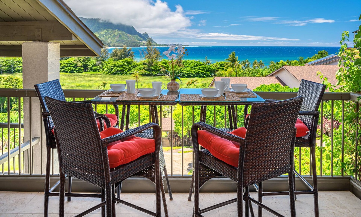 Princeville Condo | Hanalei Bay Resort 7307+7308: Ocean Views, Pool/Spa, AC