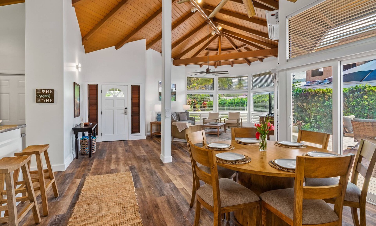 Princeville House | Laule'a 'Ohana Hale - Luxurious 'Ohana home with A/C