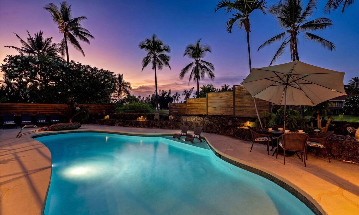 Keauhou House | Manukai Hale: Luxe Golf View, Pool, Boho Charm, & Prime Location Near Heeia Bay