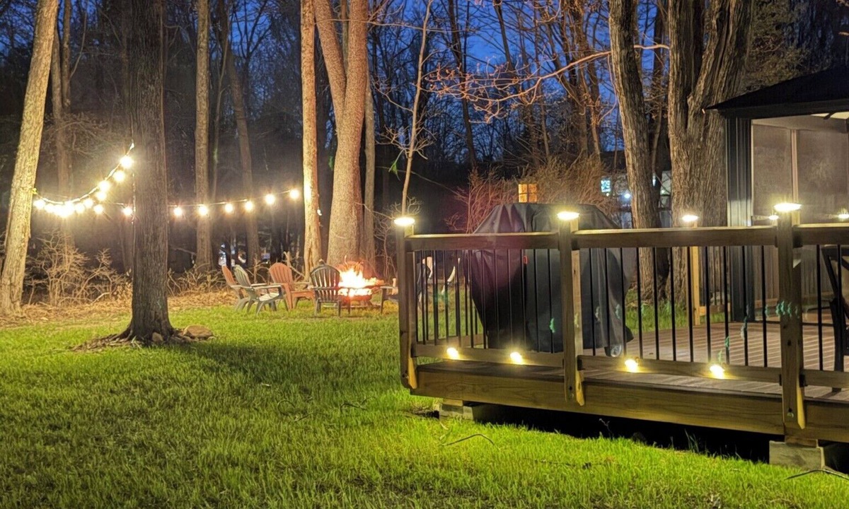Pocono Summit House | Modern Family Retreat Sleeps 8 Game Room Fire Pit Near Kalahari