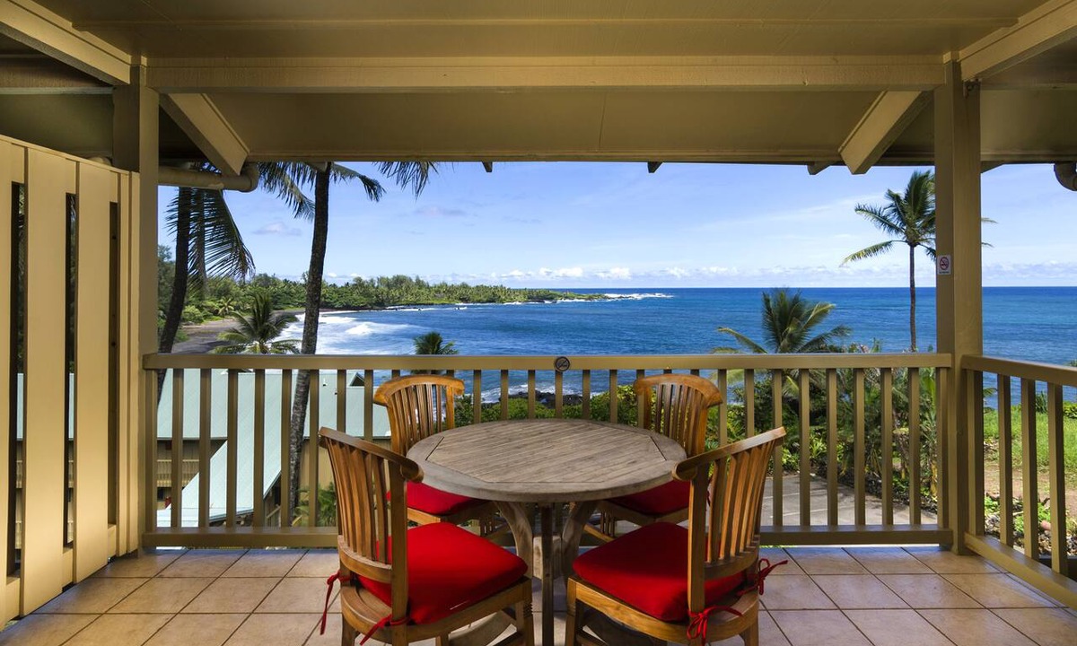 Hana Apartment | Oceanview Hana Kai Maui #202 - Lofted Studio, Panoramic View! 2 Queen Beds!