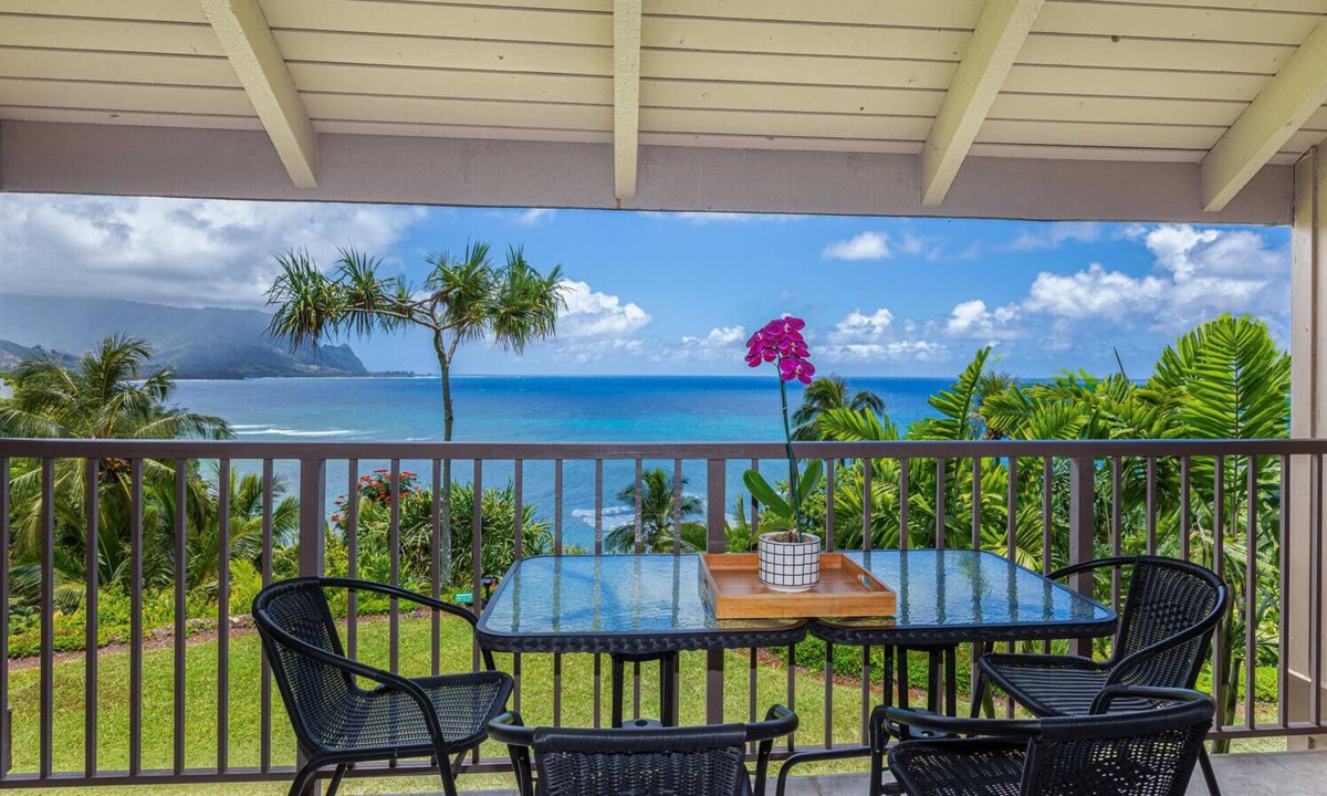 Princeville Condo | Pali Ke Kua 211 The Ultimate Oceanfront view!