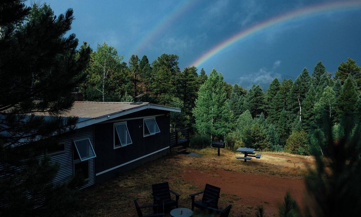 Woodland Park Cabin | Pike National Forest Cabin Getaway with Mountain Views and Fire Pit