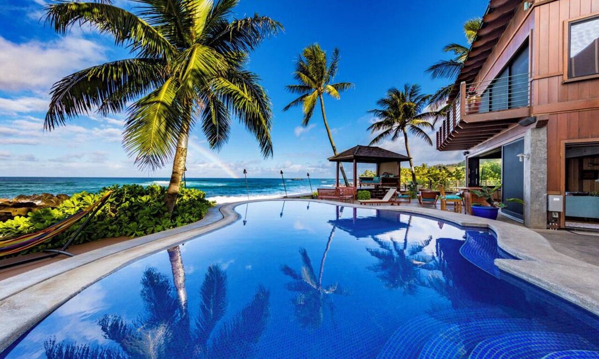 Waialee House | Samurai House by Gather: Oceanfront Estate w/Infinity Pool & Theater