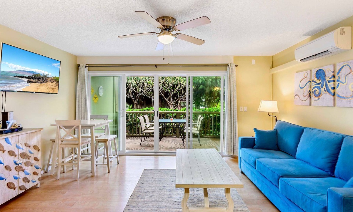 Kihei Condo | Tropical Garden View at a Beach Front Property-Kihei Kai Unit #4