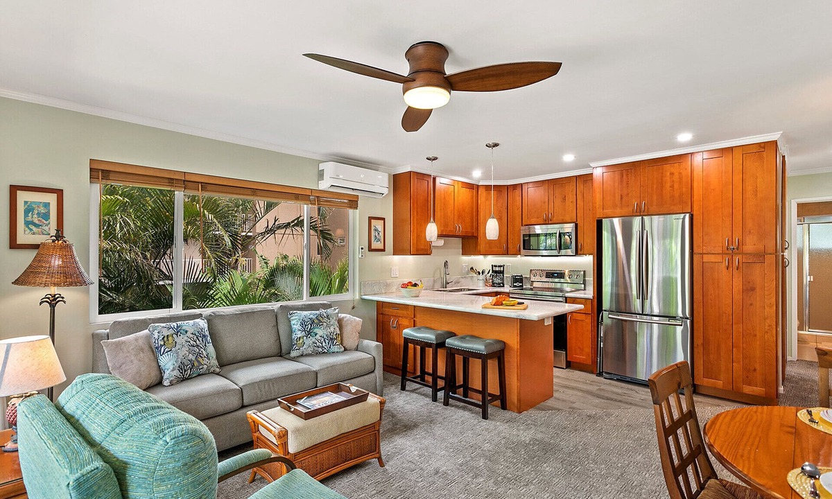 Kihei Condo | Tropical Garden View at a Beach Front Property-Kihei Kai Unit 21