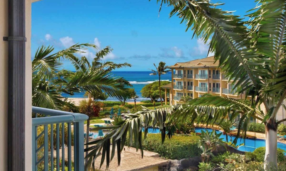 Wailua Condo | Waipouli Beach Resort C402 Top Floor 2 Bedroom Ocean & Pool View Suite with AC!