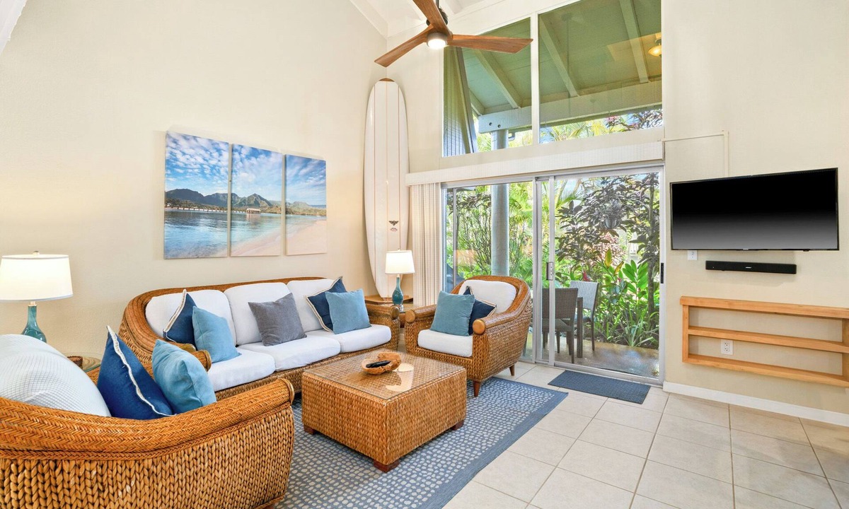 Princeville Condo | Wonderful 2-Bedroom 2-Bath condo with WiFi/Pool/Beach gear in Princeville Kauai