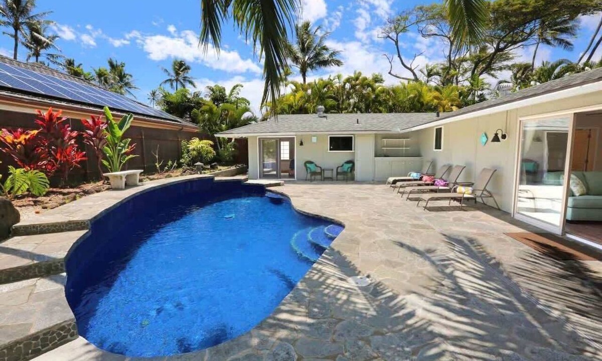 Kalama Tract House | Zen Home Near Kailua Beach. Ask For Short Stays