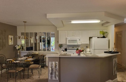 Calabash Apartment | 1st Floor 1BD Condo in Calabash, NC near Carolina Shore Beaches