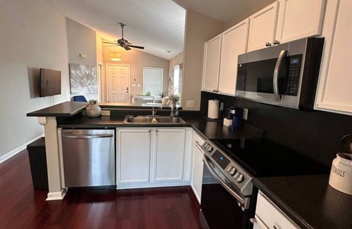 Concord House | 2BR/2BA Near Concord Mills | Backyard + Workspace