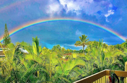 Princeville Apartment | August Sale! Princeville Studio with Shared Pool, Fast WiFi, AC & Mtn Views