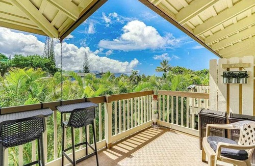 Princeville Apartment | August Sale! Princeville Studio with Shared Pool, Fast WiFi, AC & Mtn Views
