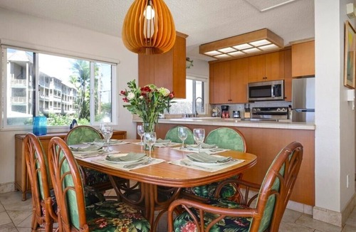 Historic Kailua Village Condo | Available for IRONMAN! Oceanfront! 2nd Largest 2 bedroom! Sleeps 5 in beds! D18