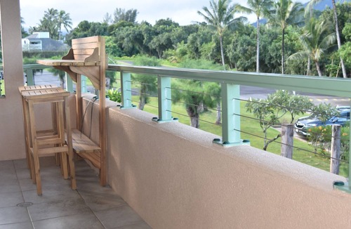 Princeville Condo | Beautiful, large studio with Mountain views from deck, beach access & A/C