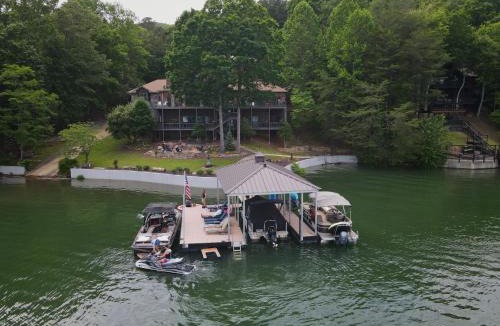 Necowa Cove House | Blue Ridge Lakeside Chateau