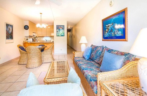 Kihei Condo | Comfortable, Casual Condo w/Lanai, Kitchen Ease, WiFi, AC–Kamaole Sands 9108
