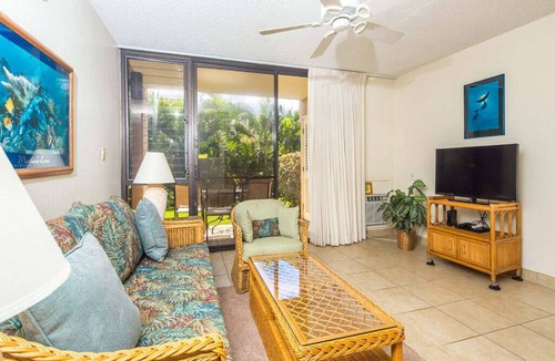 Kihei Condo | Comfortable, Casual Condo w/Lanai, Kitchen Ease, WiFi, AC–Kamaole Sands 9108