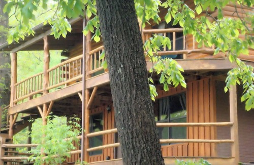 Sylvan Shores Cabin | Direct Waterfront Cabin with Boat Dock & Swim Deck