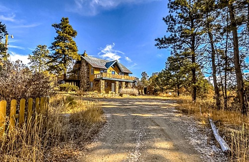 Durango House | Dog-friendly mountain home with a wood-burning fireplace, patio, & central AC