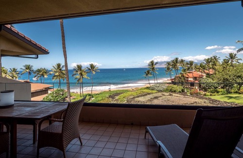 Wailea Condo | Elegant 2-bedroom condo at Makena Surf, #C-205, with beach access in beautiful Maui.