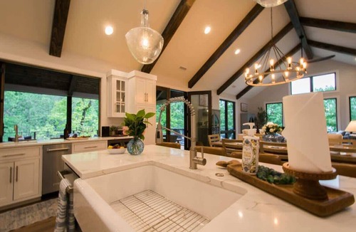 Lake Lure House | Epic 5BR w/Double Living Areas On Lake Lure + Free Ticket