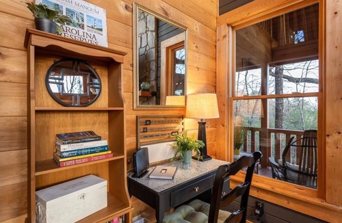 Purlear Cabin | Experience relaxation at Bobcat Retreat, a cozy 3-bedroom cabin in Purlear, NC.