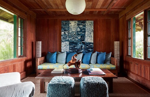 Kaunakakai Cabin | Historic Lodge Retreat On Expansive Biodynamic Farm & Ranch: Ocean to Mountain