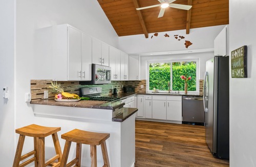 Princeville House | Laule'a 'Ohana Hale - Luxurious 'Ohana home with A/C
