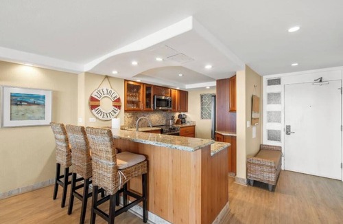 Kihei Condo | Luxury by the Waves:Royal Mauian 218-Your Premium Oceanfront Sanctuary!-With A/C