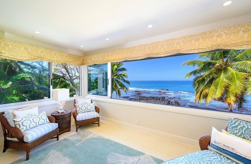 Kailua-Kona Villa | Luxury Oceanfront Private Estate, large family gatherings