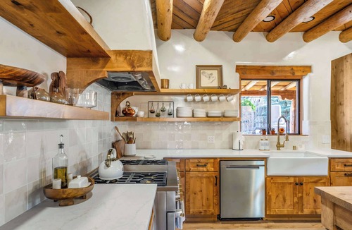 Santa Fe House | Luxury Tesuque Retreat, Hot Tub, Kiva Fireplaces