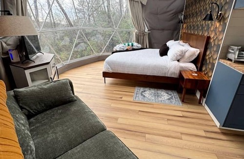 Balsam Grove Cabin | Luxury Wellness Dome with Private Sauna, Hot Tub & Cold Plunge Near Pisgah National Forest | Balsam Grove, North Carolina