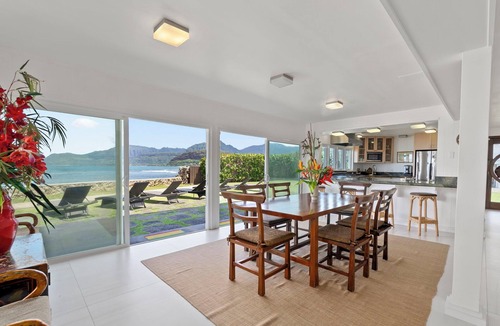 Maili House | Mā’ili Blue by Gather: Oceanfront Retreat w/Beach Access & Sunset Views