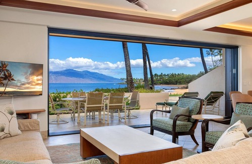 Wailea Condo | Makena Surf E103 | Ground-Floor Oceanfront Front-Row with Direct Beach Access