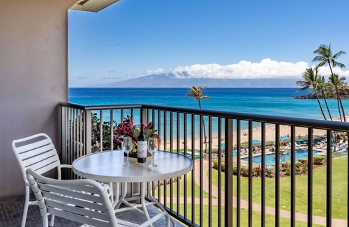 Kaanapali Condo | Maui Resort Rentals: The Whaler 562 - Fully Renovated 5th Floor Studio, Fantastic Pacific Ocean and Black Rock Views!