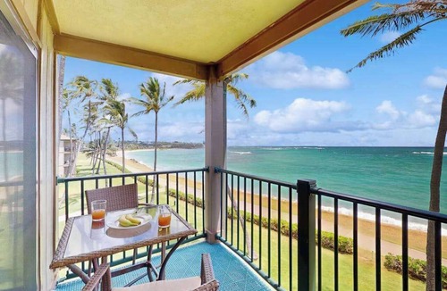 Kapaa Condo | Oceanfront Kapaa Condo with Pool, Hot Tub, Sauna & Tennis