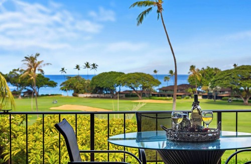 Kaanapali Condo | Panoramic Corner Ocean & Kaanapali Golf Views 1BR