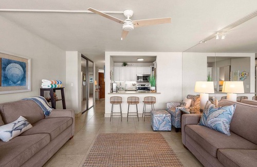 Kihei Condo | Panoramic Ocean Views, 150 Feet from Kamaole I Beach, Rooftop Deck, AC