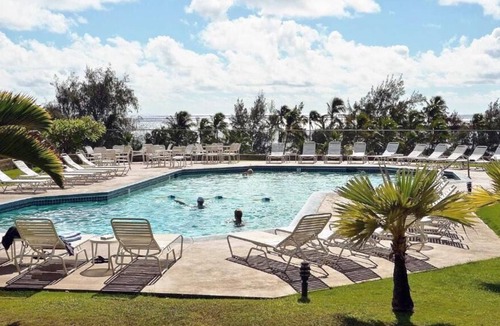 Nawiliwili Apartment | Perfect for Family! Relaxing Room, Kitchen, Onsite Pool, Close to Beach