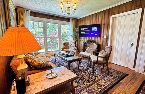 Mount Airy House | Pet-Friendly Fenced Yard, Walk Downtown